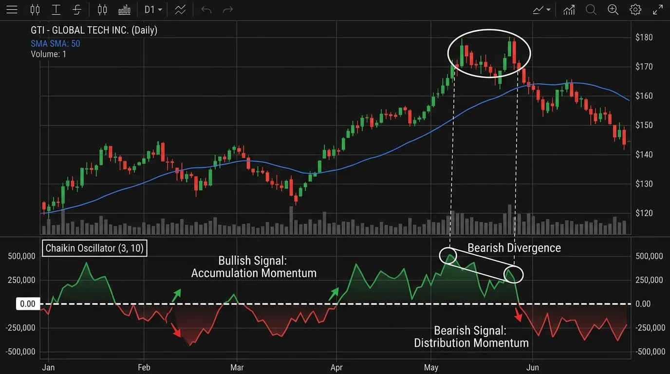 Chaikin Oscillator: Combining Volume and Price Momentum