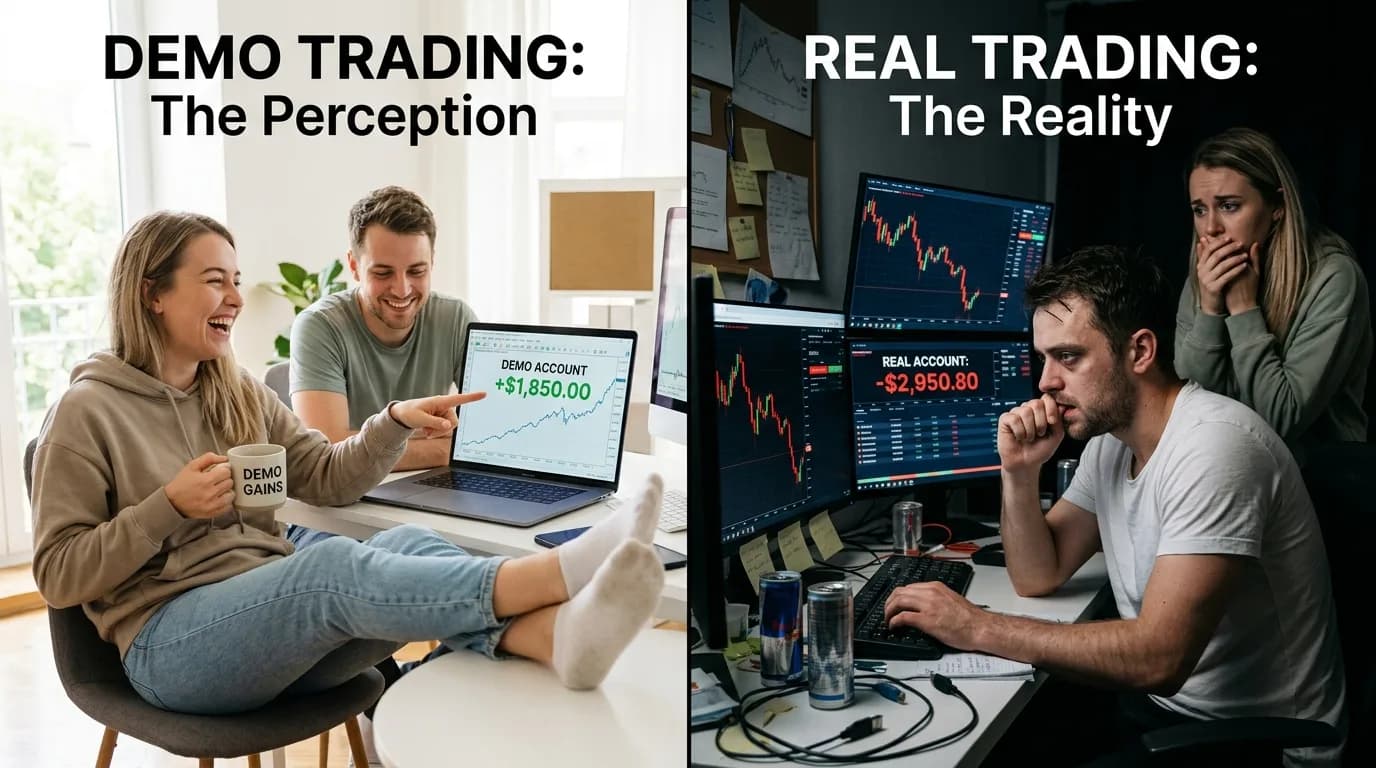 Why Demo Trading Profits Don't Transfer to Real Accounts