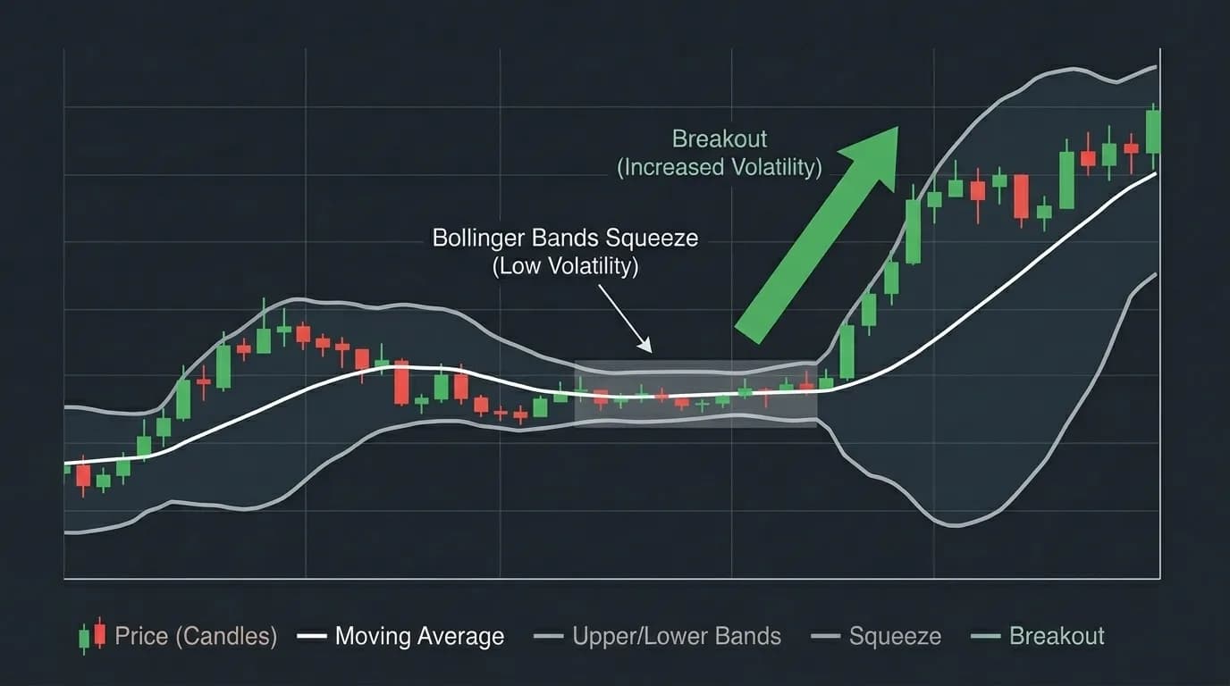 Bollinger Bands Squeeze: ловим выход из консолидации