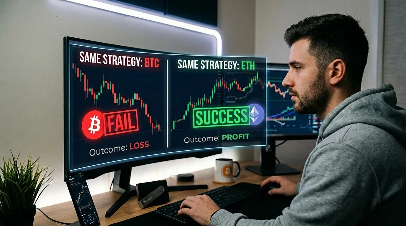 Why the Same Strategy Works on BTC But Fails on ETH